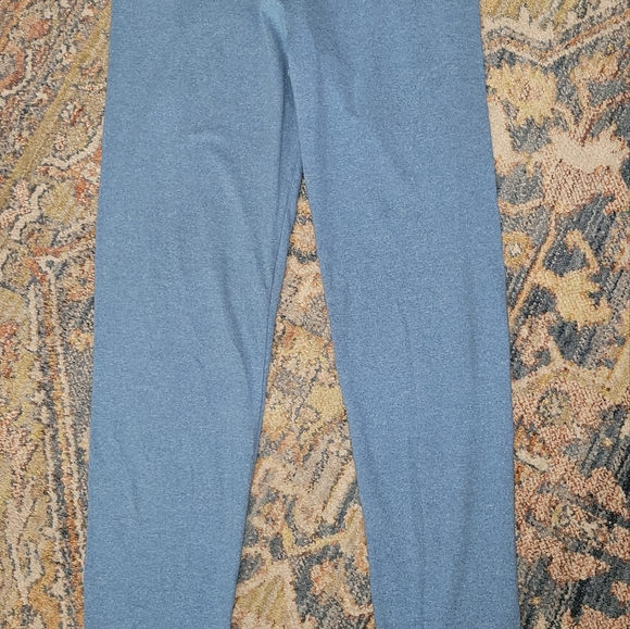Blue LuLaRoe leggings OS - Picture 3 of 3